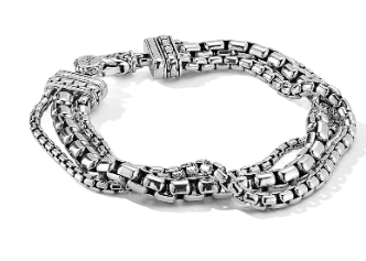 Sterling Silver Triple Strand Bracelet - Brownlee Jewelers
