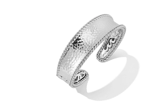 Sterling Silver Hammered Bracelet 