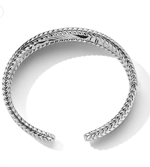 Sterling Silver Hammered Bracelet 