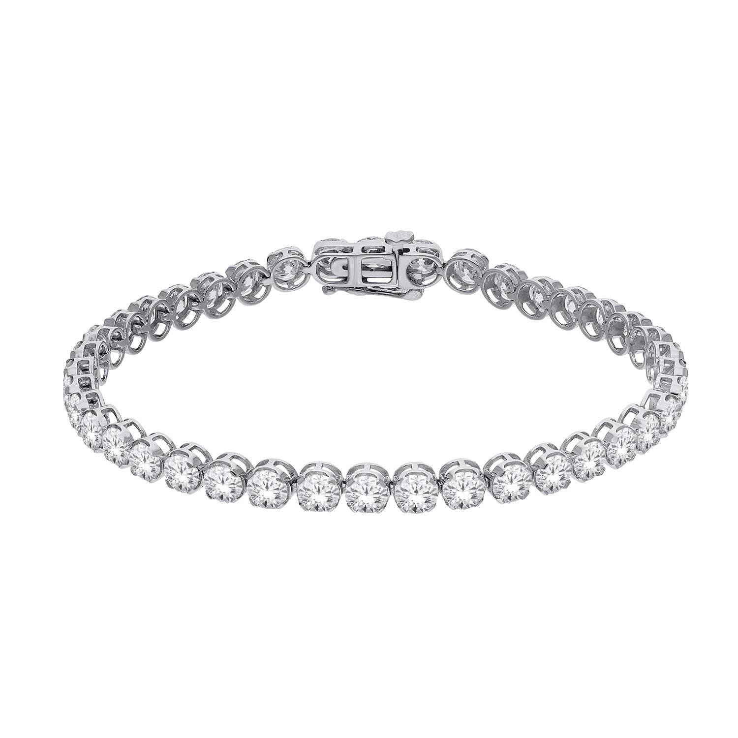 10.00 CTW Lab-Grown Diamond Tennis Bracelet
