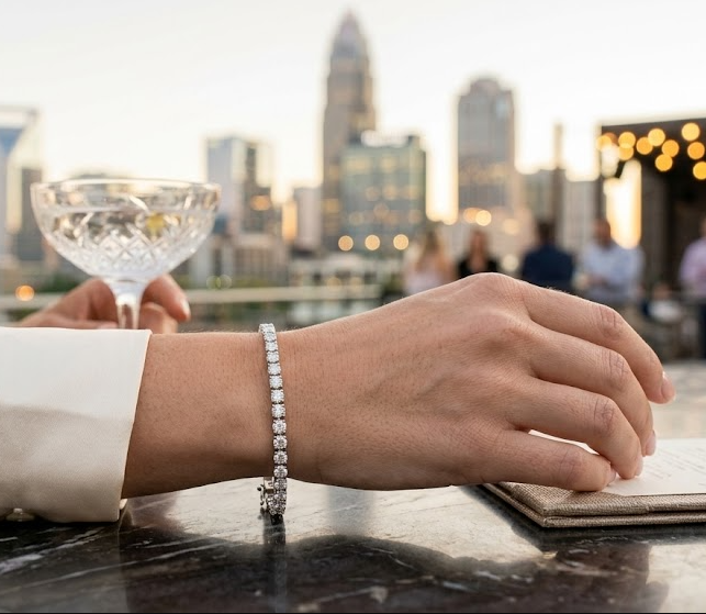 10.00 CTW Lab-Grown Diamond Tennis Bracelet
