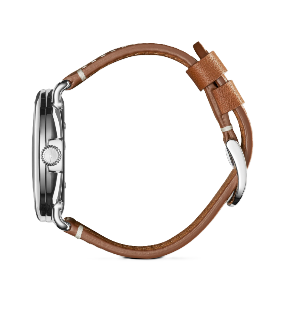 Runwell Watch | Shinola | Stainless Steel | 41mm Case | Blue Dial & Brown Leather Strap - Brownee Jewelers
