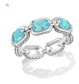 Sterling Silver Blue Topaz ring