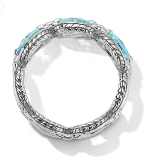 Sterling Silver Blue Topaz ring