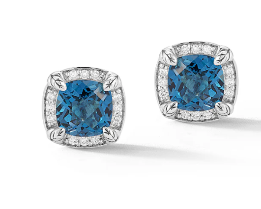 Blue Topaz Earrings 