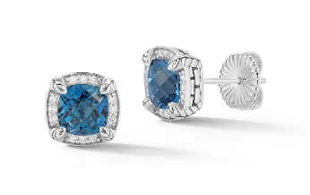 Blue Topaz Earrings 