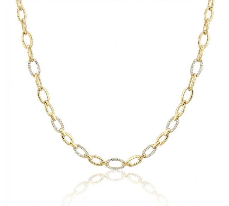 Diamond Link Necklace