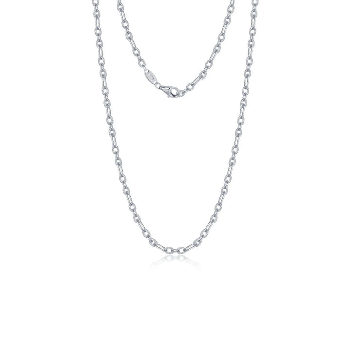 Charlotte Chain – Sterling Silver Bonded with Platinum (20")