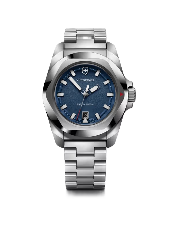 VictorInox Swiss Army I.N.O.X. Watch | 41mm | Blue Dial | Stainless Steel Bracelet | 242031 - Brownee Jewelers