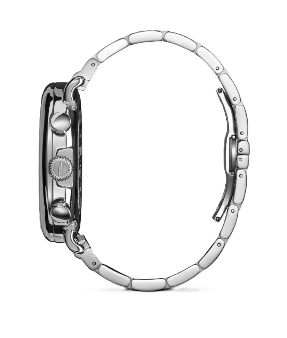 Runwell Chronograph Watch | Stainless Steel | 47mm Case | Chronograph Bracelet Watch - Brownee Jewelers