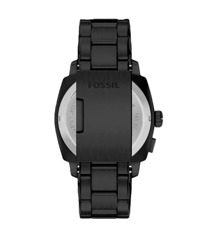 Machine Big Tic Watch | Fossil | Black Stainless Steel | 41mm Case | Negative Digital Display - Brownee Jewelers