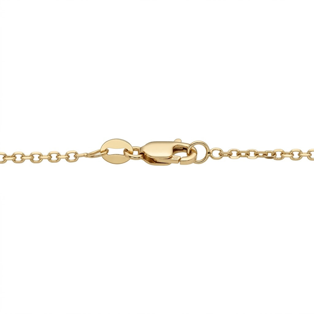 0K Yellow Gold 1.23ct Lab-Grown Diamond Cross Pendant with 22" Chain  Celebrate faith with brilliance in this stunning 10K yellow gold diamond cross pendant, featuring 1.23 carats of lab-grown diamonds arranged in a radiant, full-cut pattern that catches light from every angle. 