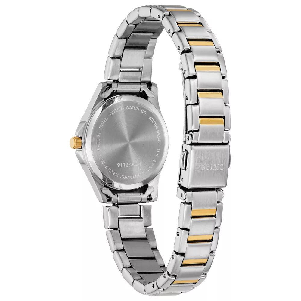 Citizen Ladies Two-Tone Stainless Steel Blue Dial Watch