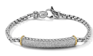 Two tone Diamond Bracelet