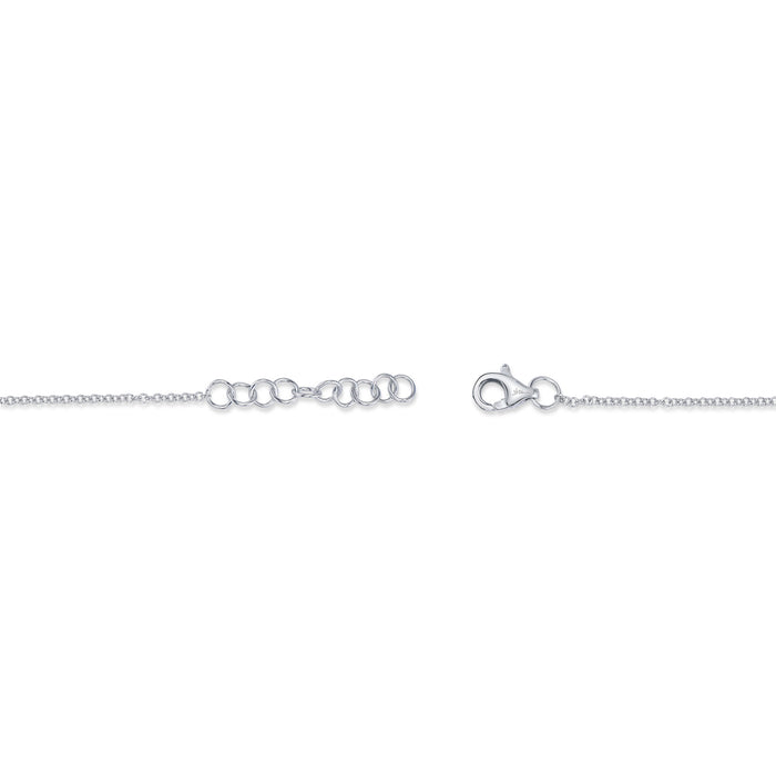 0.17 TOTAL CARAT WEIGHT DIAMOND BAR BRACELET IN 14K WHITE GOLD