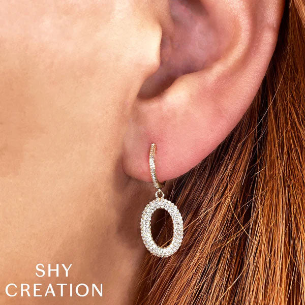 .49 TOTAL CARAT WEIGHT DIAMOND DANGLE EARRINGS 14K YELLOW GOLD