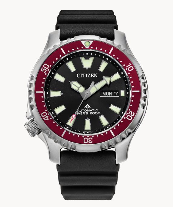 Citizen Promaster Dive Automatic | Men's Watch | Black Dial | Polyurethane Strap | NY0156-04E - Brownee Jewelers