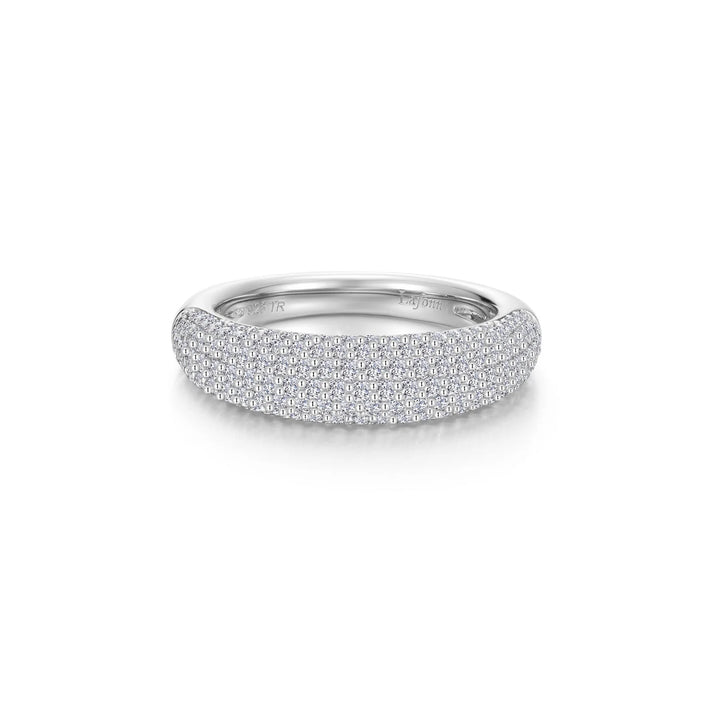 Lafonn | Cubic Zirconia Graduated Pavé Dome Ring | Sterling Silver | 1.59 CTW | R0588CLP07 - Brownee Jewelers