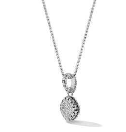 Sterling Silver Diamond Pendant