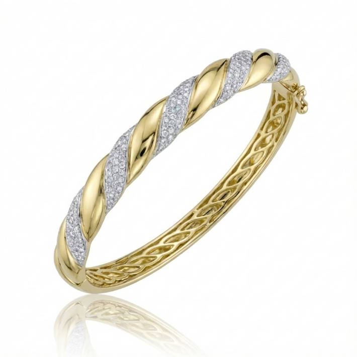 The Ripple Radiance Bangle