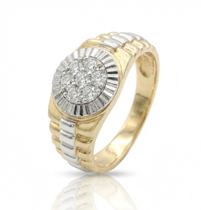 Diamond Cluster Men’s Ring