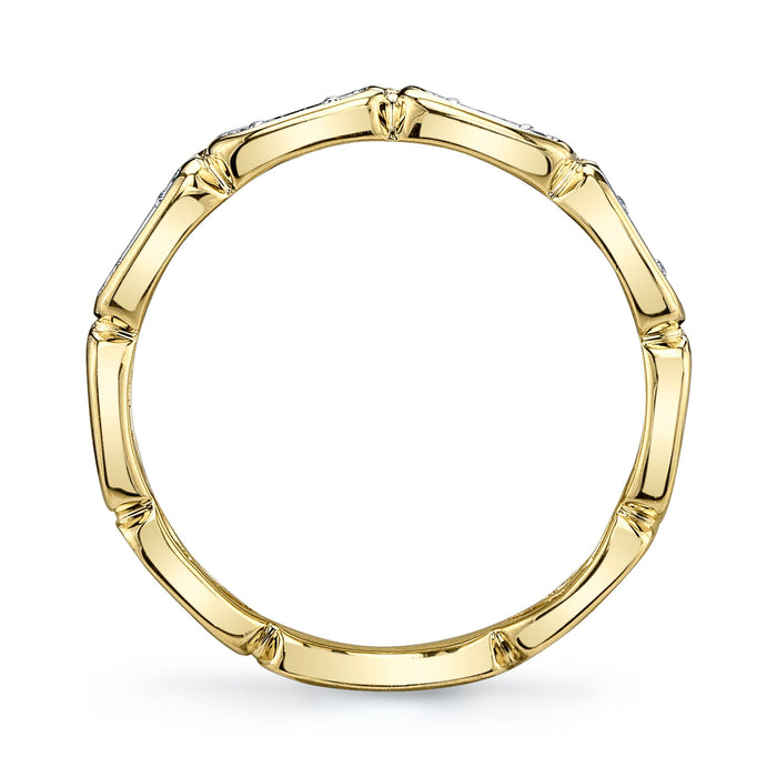 SHY CREATION ALEERA | 0.29CT DIAMOND BAGUETTE BAND | 14K YELLOW GOLD | SC55027009RD - Brownee Jewelers
