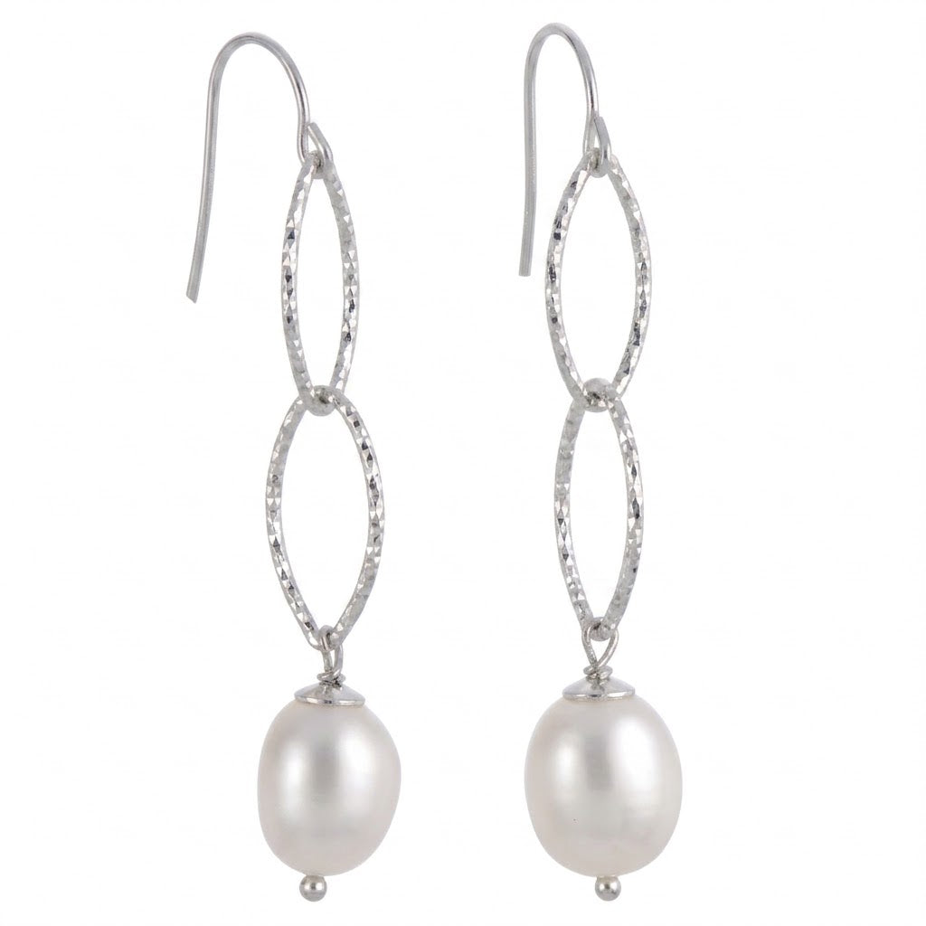 Freshwater Cultured Pearl Dangle Earrings