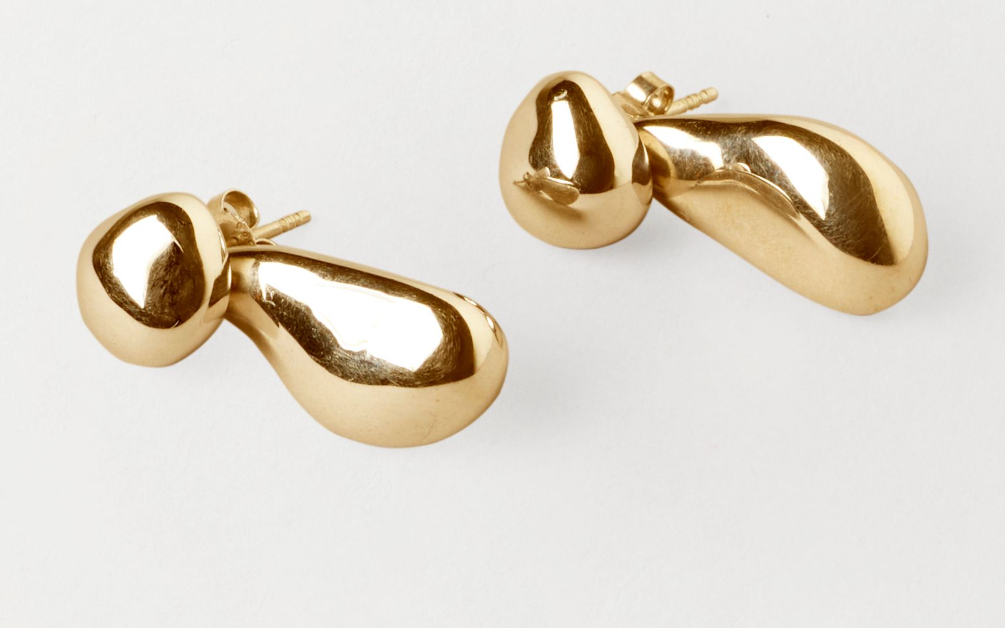 FIORE EARRINGS, GOLD