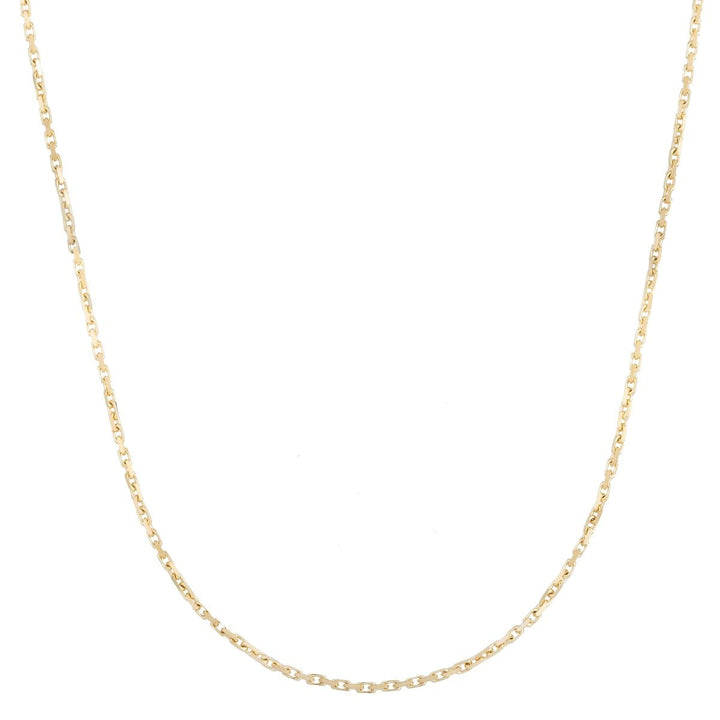 French Cable Chain Necklace | 10K Yellow Gold | 1.9mm | 18 Inch | Lobster Clasp | ZHRM080-18 - Brownee Jewelers