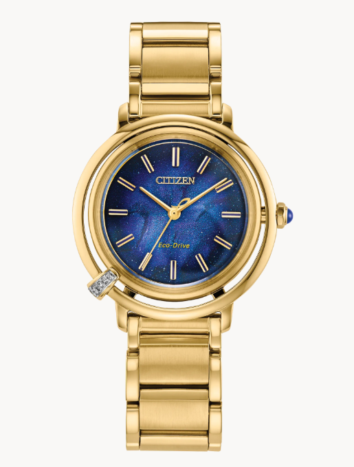 Classic lines and hints of romance make this newest piece to our women’s collection, the Citizen L Arcly, a glamorous addition of sustainable luxury