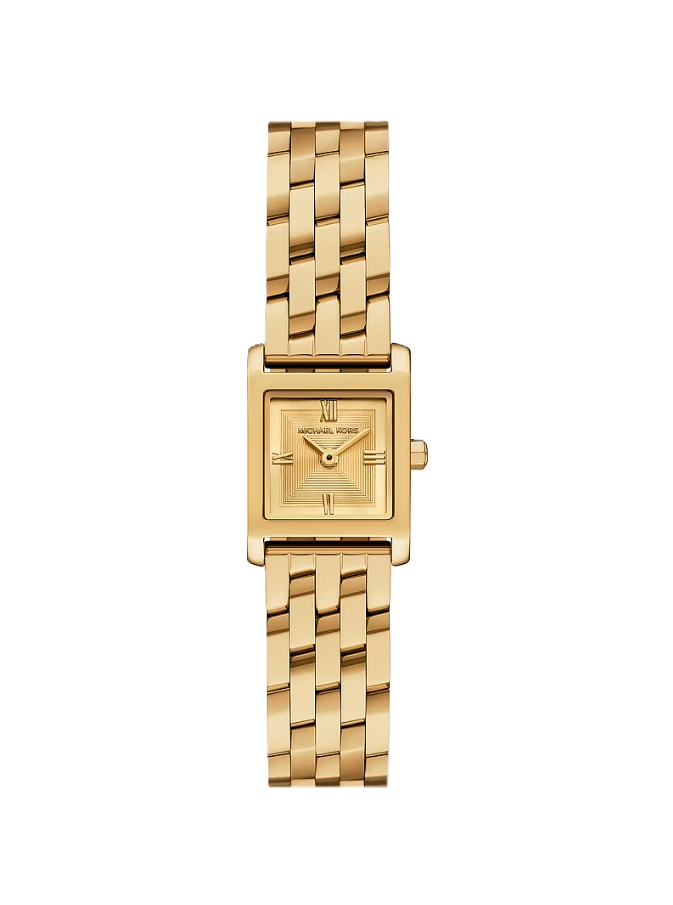 Micro Georgie Gold-Tone Watch | Gold-Tone Stainless Steel | 19mm Case | Quartz 2-Hand Movement - Brownee Jewelers