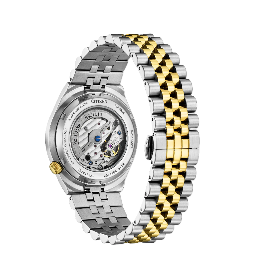 CITIZEN TSUYOSA 60 | MEN'S TWO-TONE STAINLESS STEEL WATCH | NK0024-54X - Brownee Jewelers