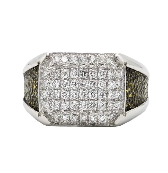 Diamond Cluster Ring