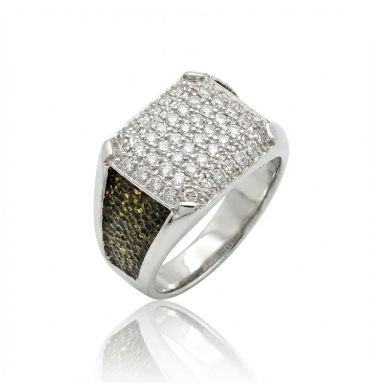 Diamond Cluster Ring