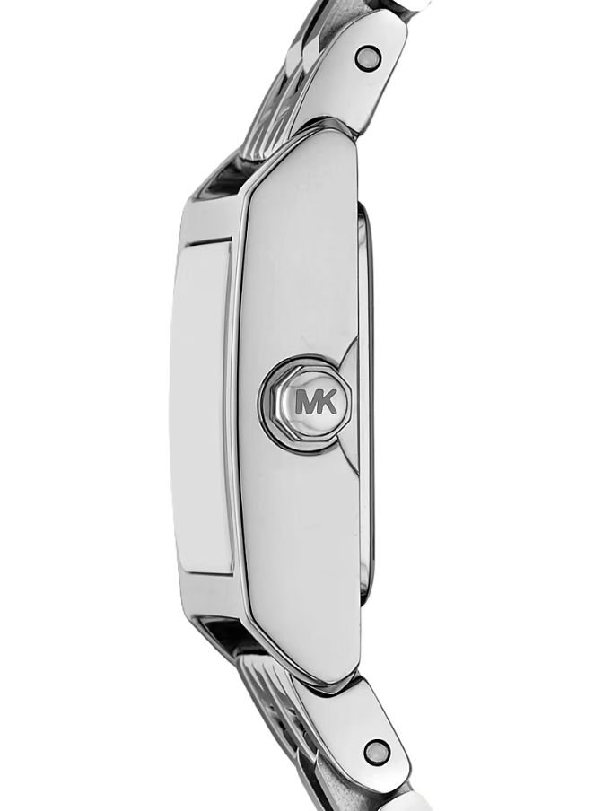 Micro Georgie Silver-Tone Watch | Michael Kors | Stainless Steel | 19mm Case | Quartz 2-Hand Movement - Brownee Jewelers