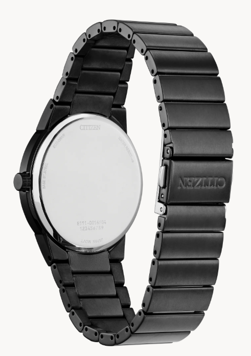 Citizen Axiom | Eco-Drive Watch | Grey Ion-Plated Stainless Steel | Grey Dial | Date Display | BM7587-52H - Brownee Jewelers