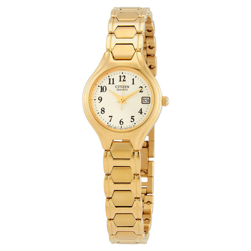 Citizen Gold-Tone Bracelet Watch with Champagne Dial