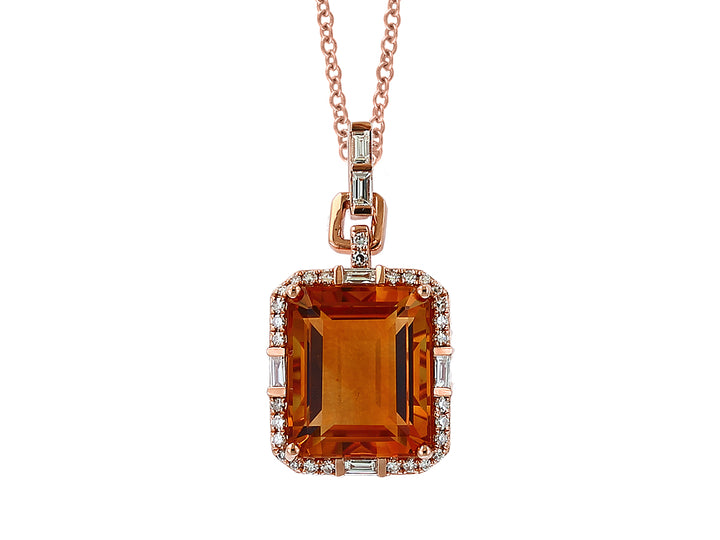 EFFY MADERA CITRINE PENDANT