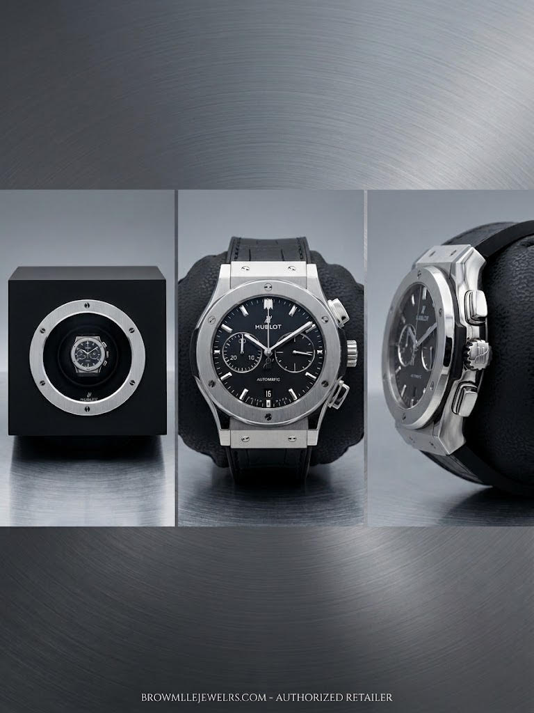 Classic Fushion Chronograph Titanium Hublot Watch 1571009