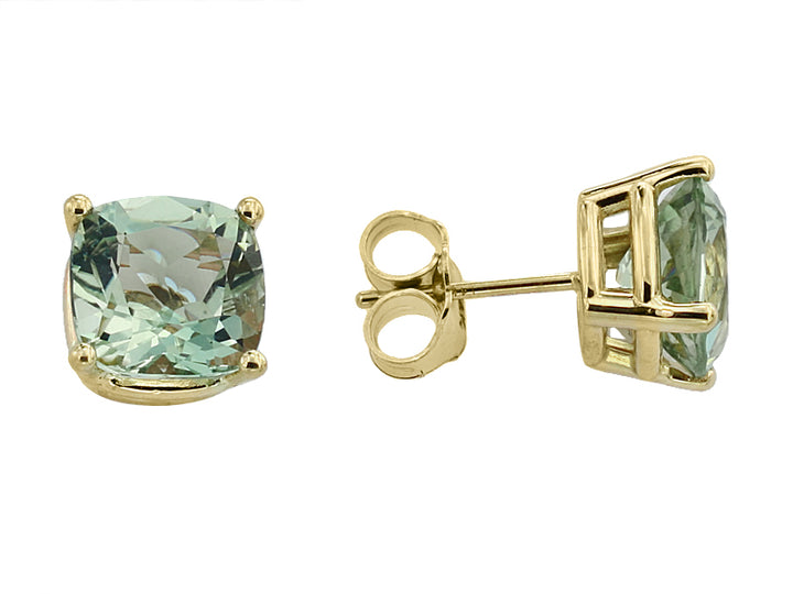 EFFY GREEN AMETHYST STUDS 