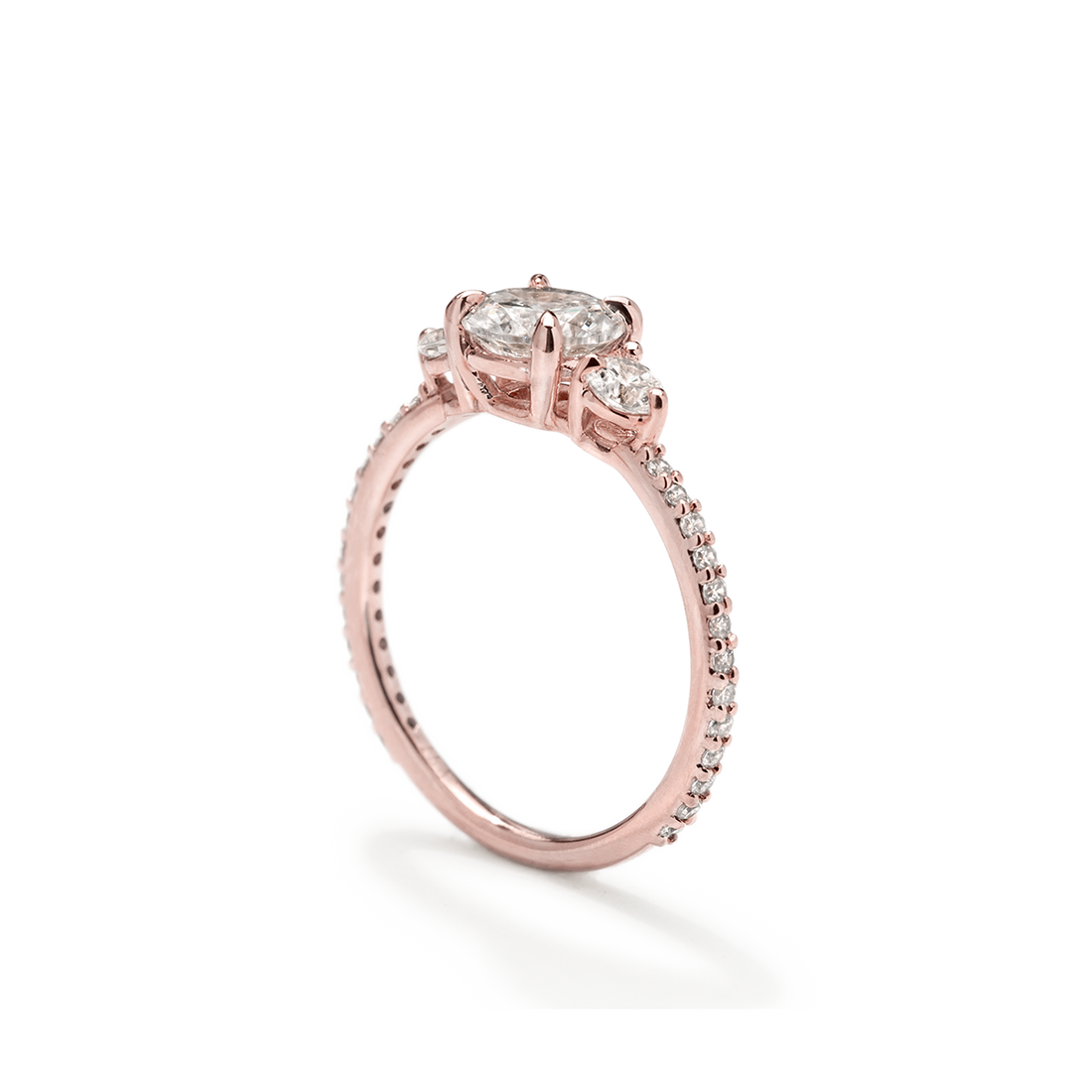 Cultivated Lab 3 Diamond Pave