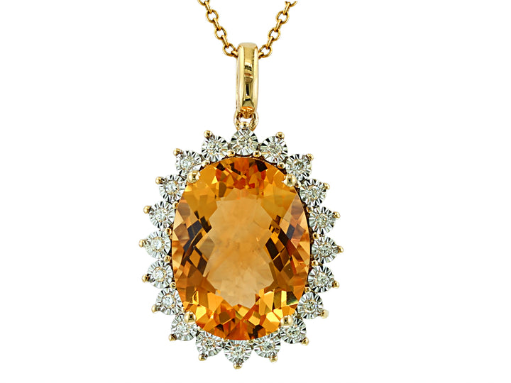 EFFY CITRINE PENDANT 