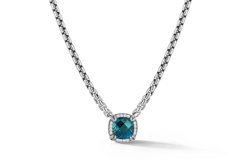 London Blue Topaz Necklace 