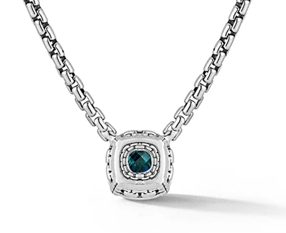 London Blue Topaz Necklace 
