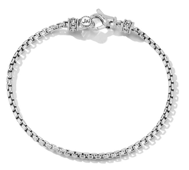 JAI Silver 2.7mm Box Bracelet