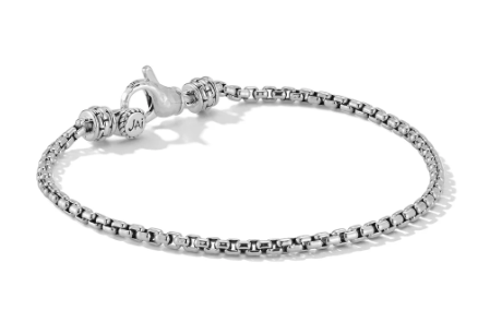 JAI Silver 2.7mm Box Bracelet