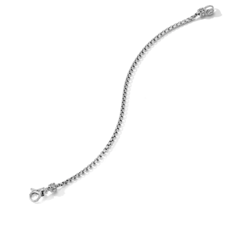 JAI Silver 2.7mm Box Bracelet