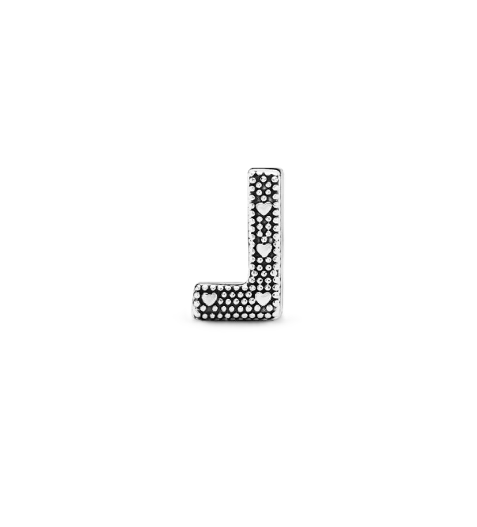 Pandora Letter L Alphabet Charm in Sterling Silver