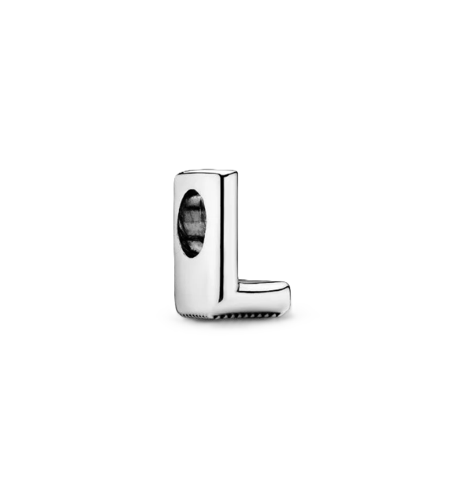 Pandora Letter L Alphabet Charm in Sterling Silver