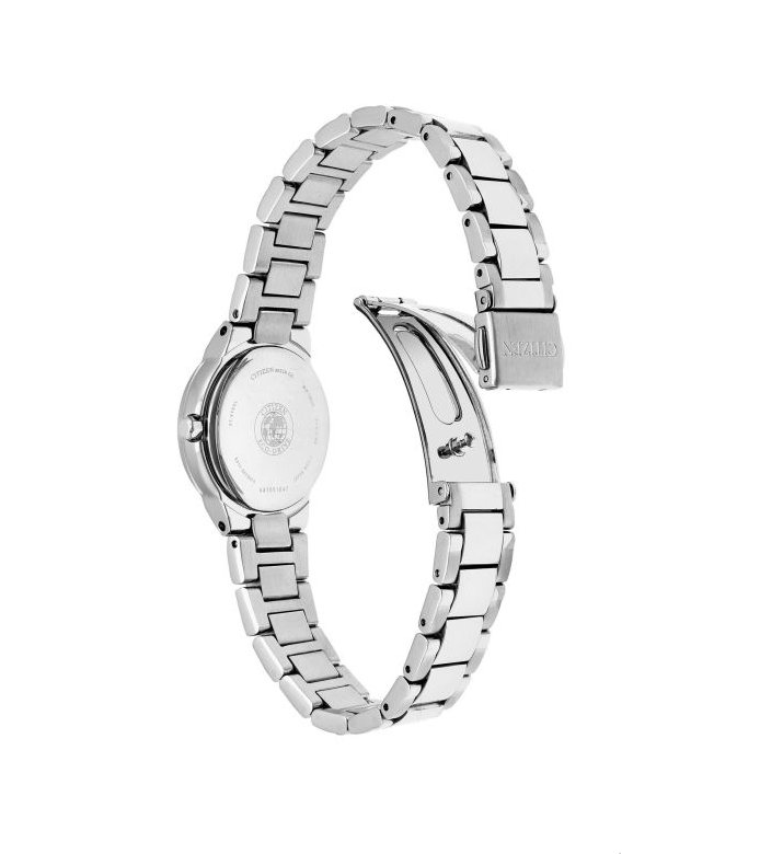 CITIZEN SILHOUETTE | LADIES ECO-DRIVE WATCH | STAINLESS STEEL | MOTHER OF PEARL DIAL | WR100 | EW1670-59D - Brownee Jewelers